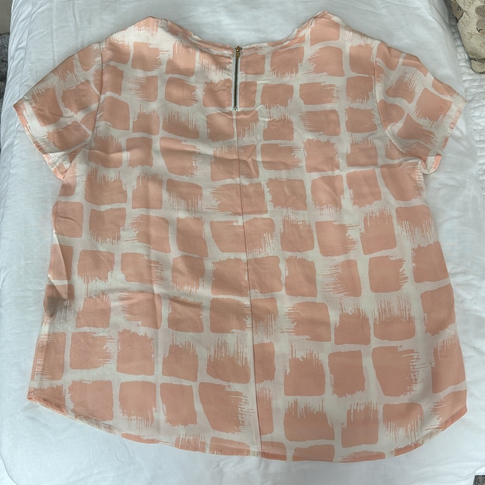 Print silk tee - Picture 2 of 2